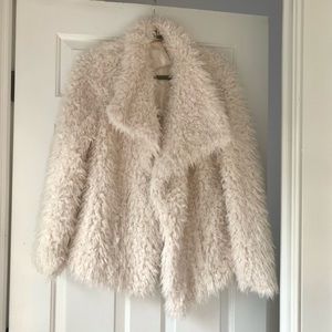 Hollister Shaggy Faux Fur Jacket